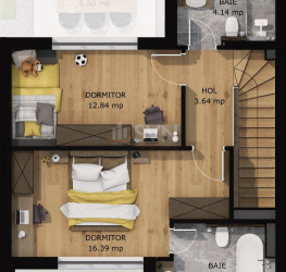 Casa, 5 rooms in PASTEL RESIDENCE Bucuresti/Pipera