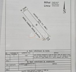Teren 1038 mp Giurgiu/Centru