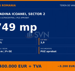Teren 749 mp Bucuresti/Gradina Icoanei